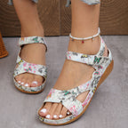 2026 New Summer Women's Fashion Platform Sandals – Floral Print